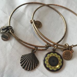 Alex and Ani Gold Seashell Bracelet